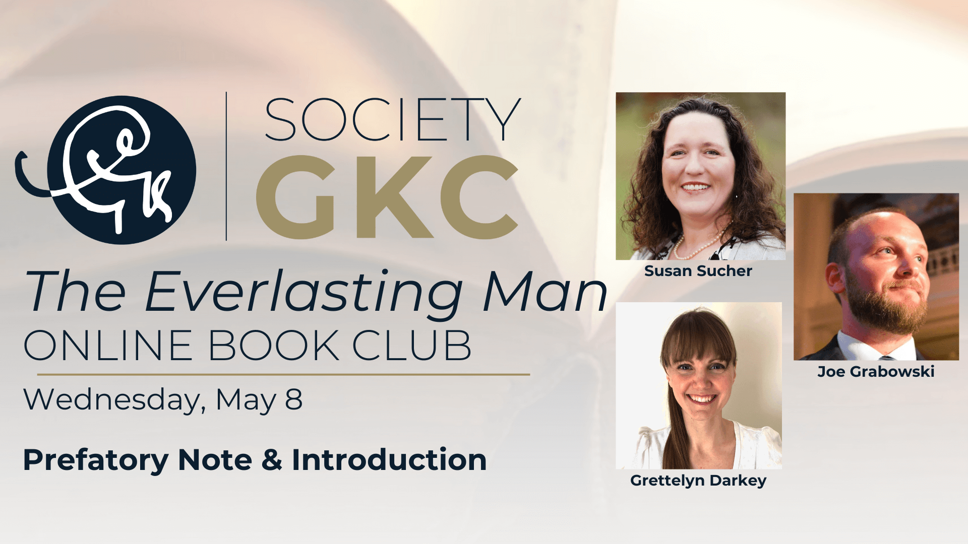 May 8, 2024 - Prefatory Note & Introduction | The Everlasting Man Online Book Club